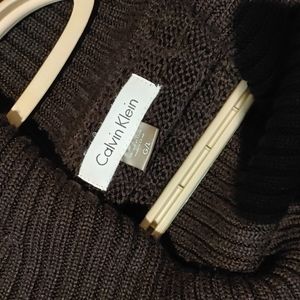 Calvin Klein Black Knitted Sweater Dress
